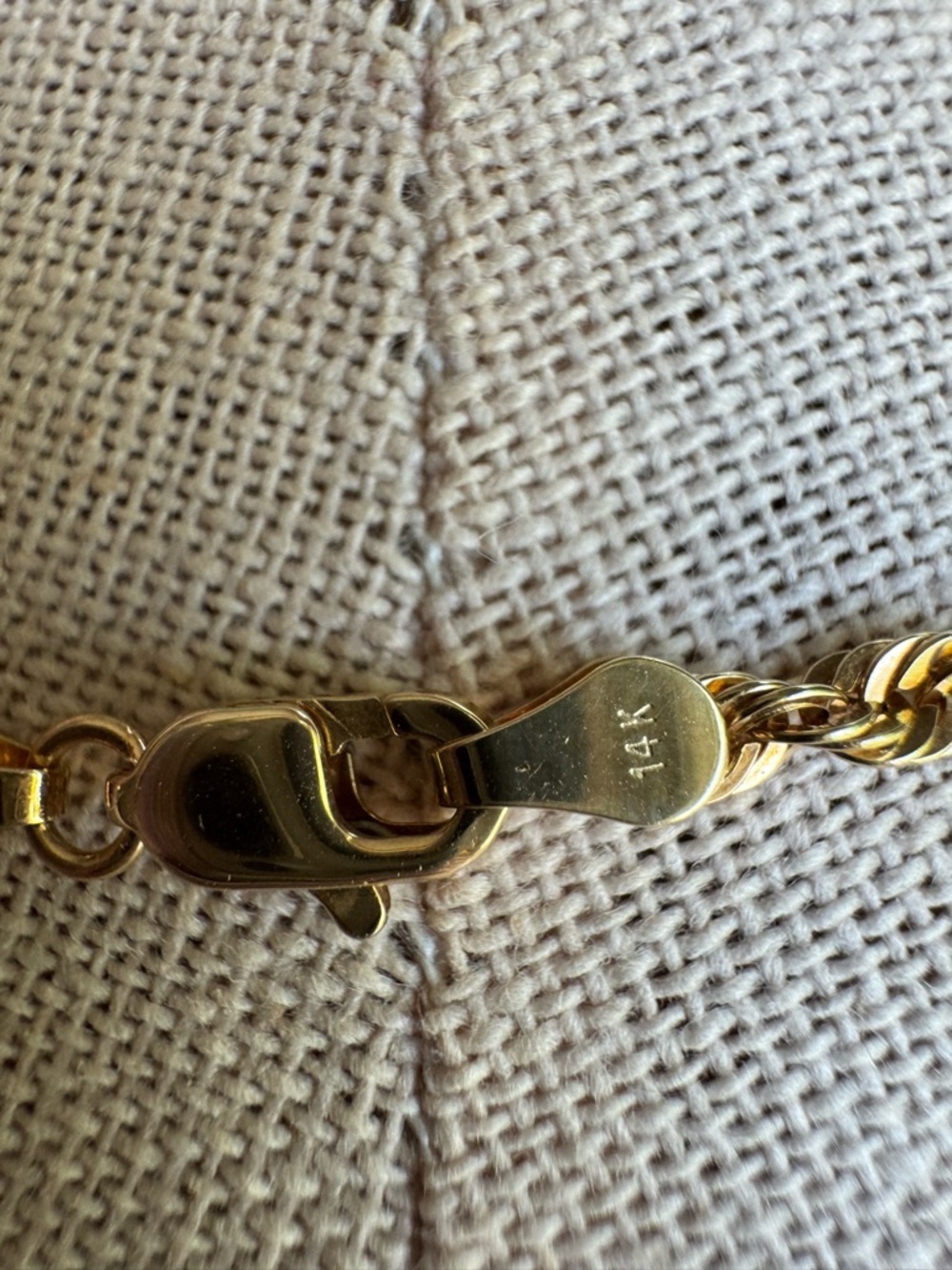 Zofia Day Co 14k Gold Rope Chain Necklace - 18” - Picture 6 of 7